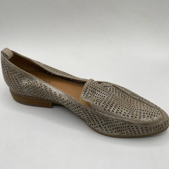 Crown Vintage Veneta Metallic Loafers‎ Size 7.5 - Picture 1 of 8